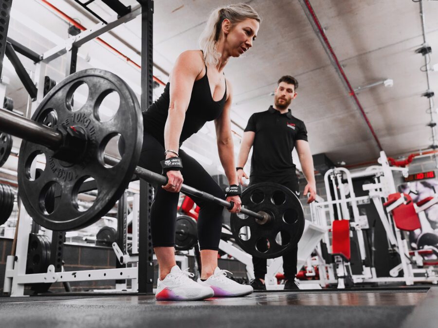ultimate performance best gym in manchester woman deadlift