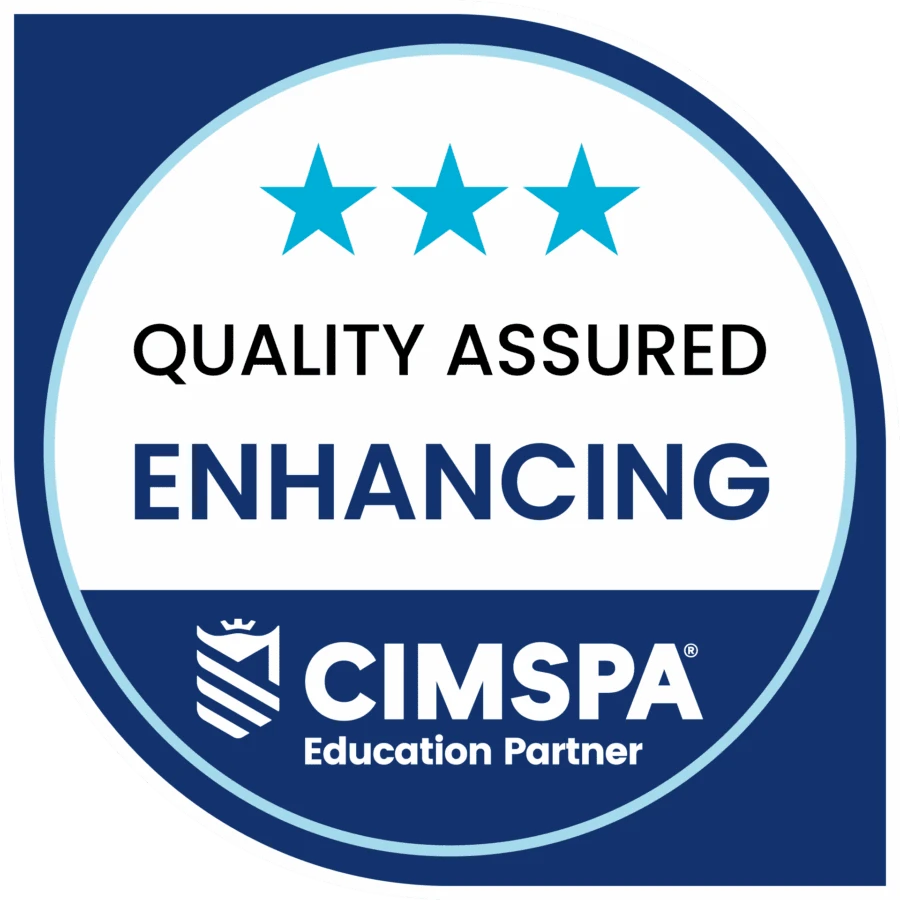 Quality Assured Enhancing badge awarded to The Fitness Group by CIMSPA